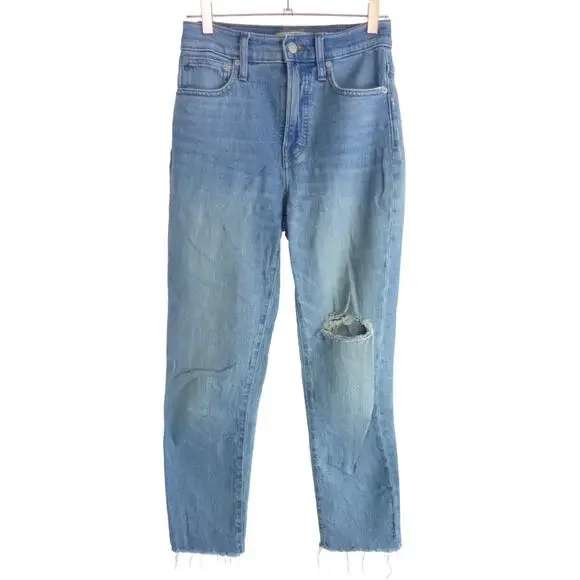 Madewell The Perfect Vintage Jean Distressed Size 25 Jeans - Picture 1 of 6
